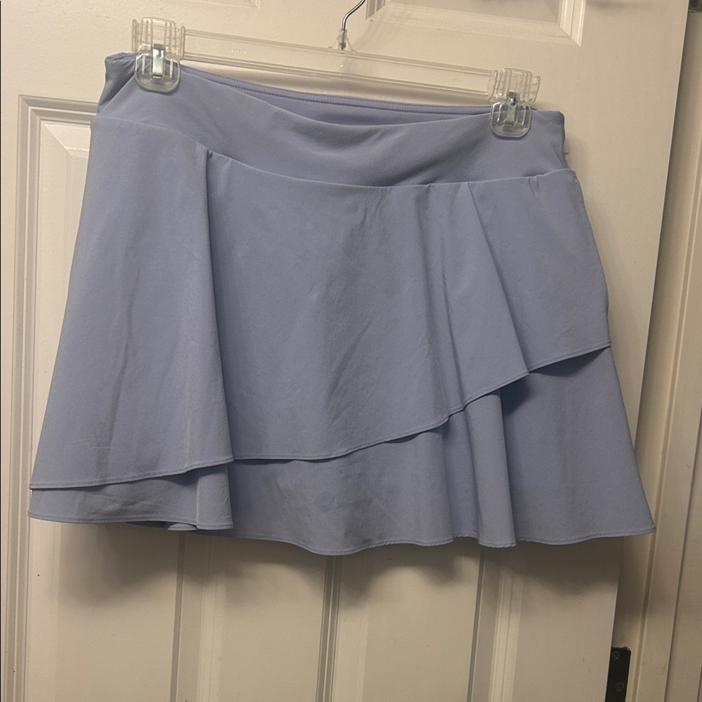 Zella Asymmetrical Light Purple Athletic Skort with Pockets